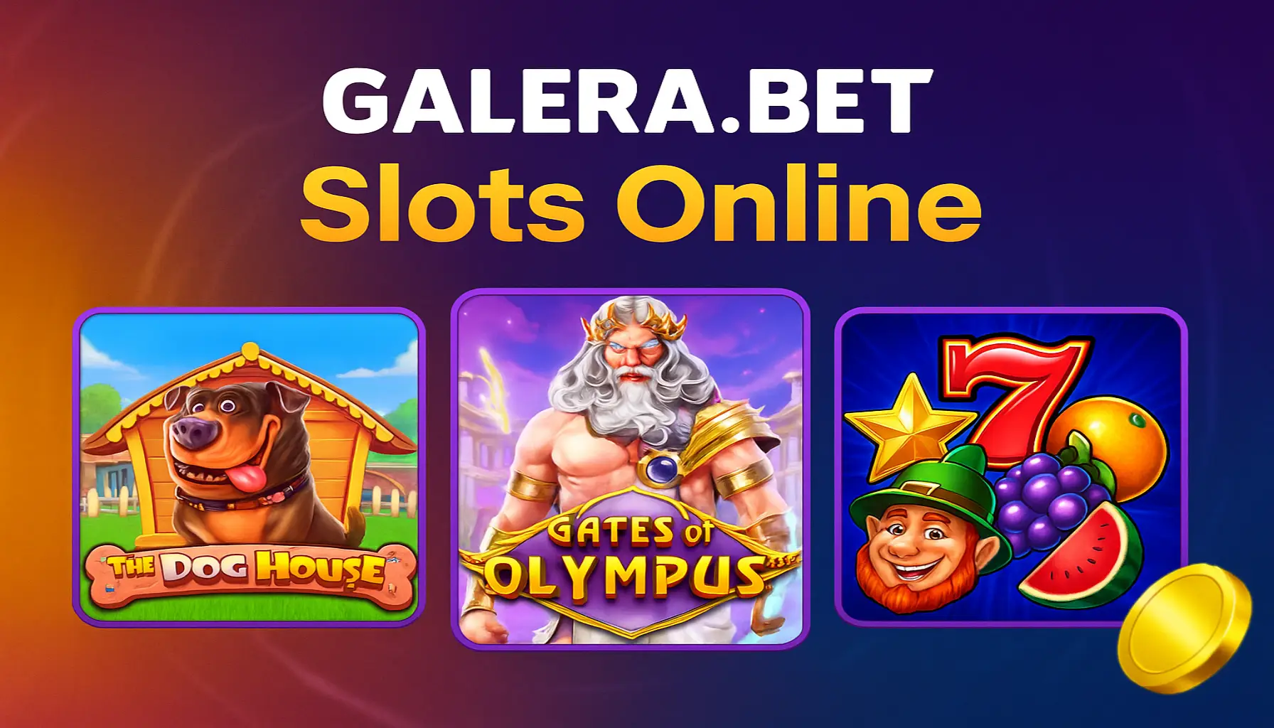 Explore o mundo das slot machines no GALERA.BET Casino